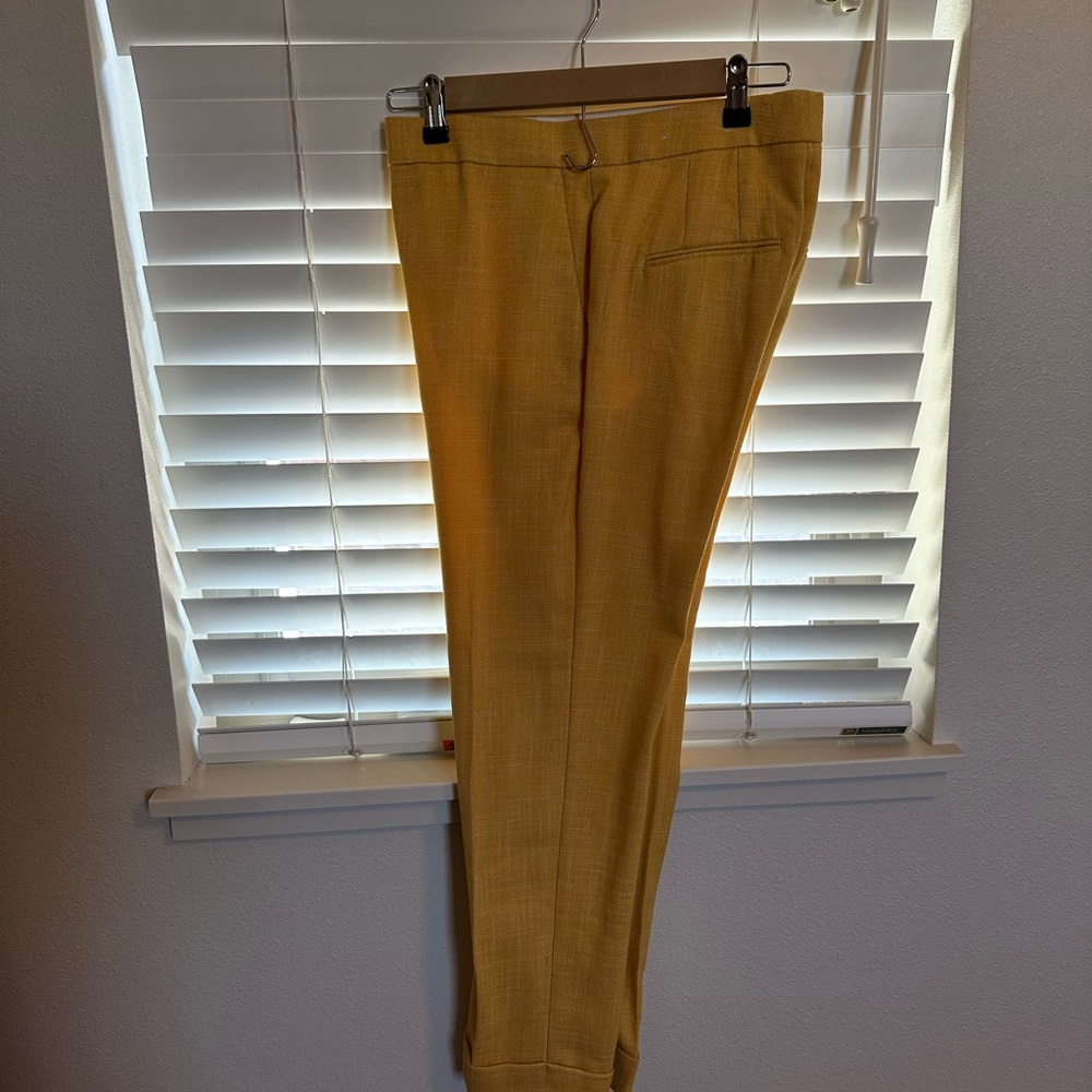 Ann Taylor Factory Yellow Cropped Pants